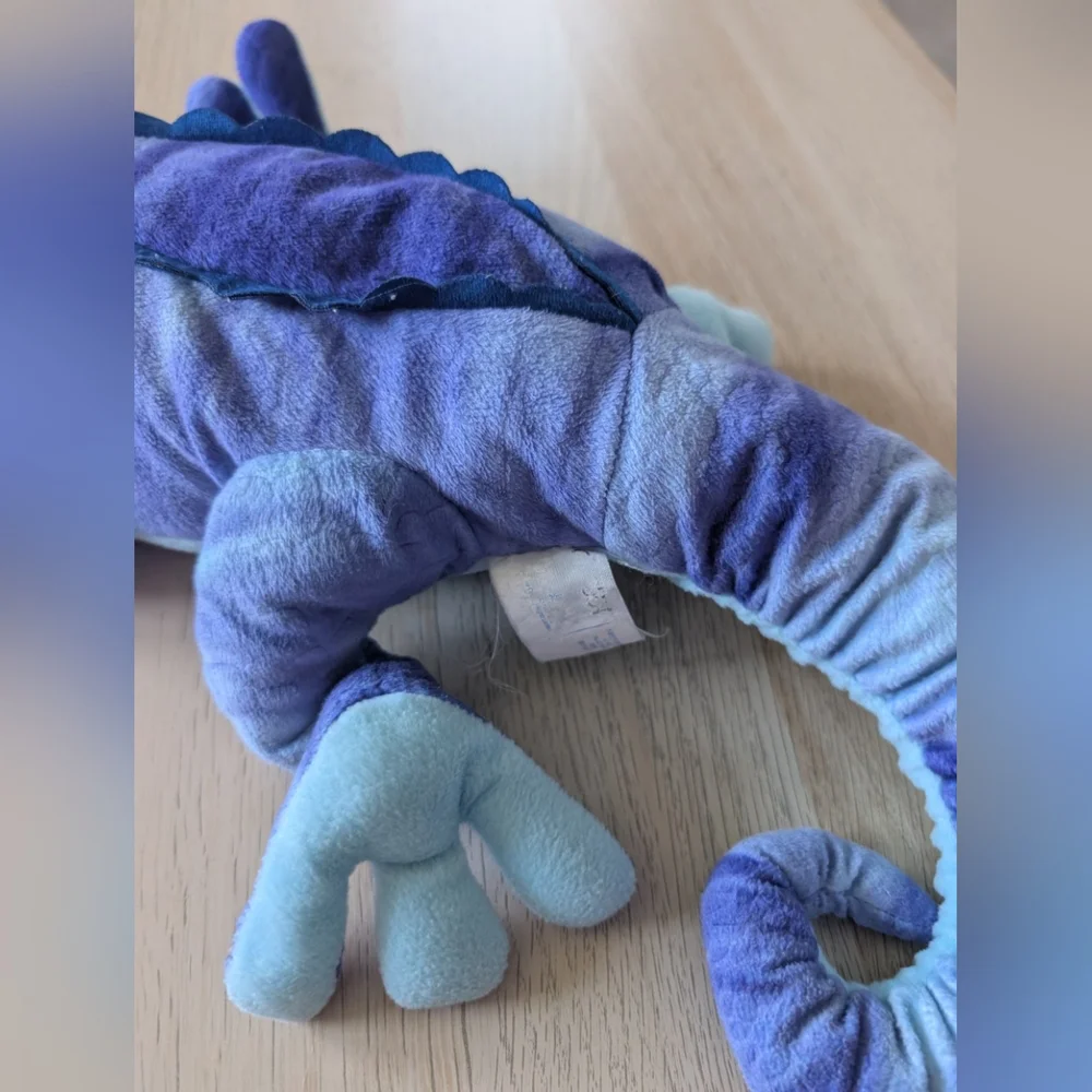 Purple Plush Dragon Toy for Small Pets